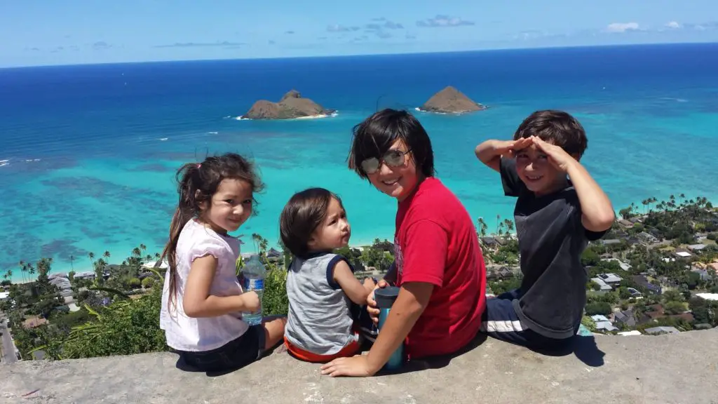 Kids on Lanikai Pill Box