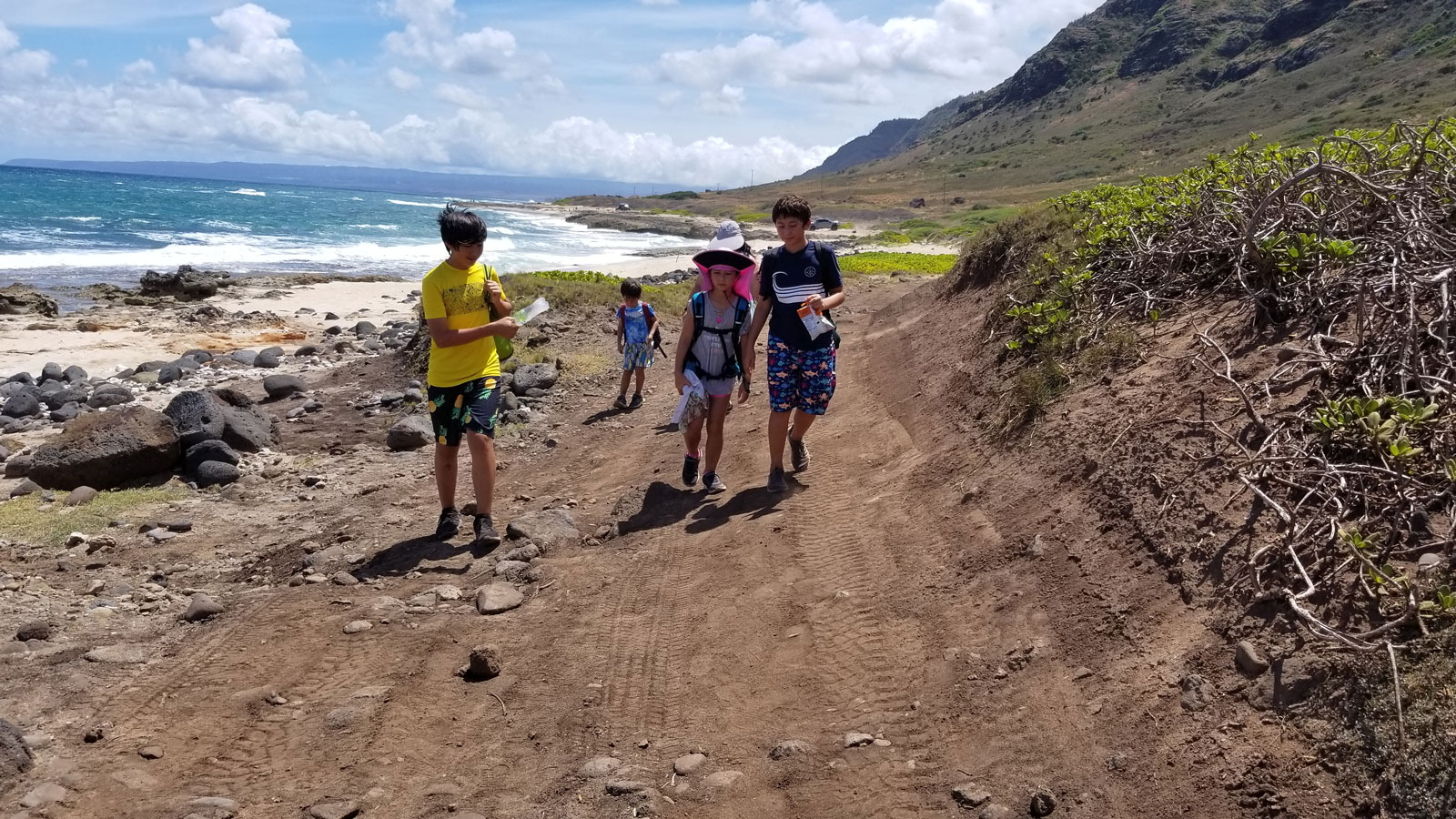 Kaena Point Hike with Family